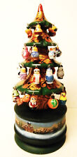 Alkota Russian Genuine Wooden Collectible Music Christmas Tree