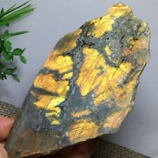 335g Natural Labradorite Crystal Rough Polished From Madagascar  145mm   N1288 picture