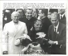 1986 Press Photo Pope John Paul II in Assisi, Italy on a day of prayer for peace picture