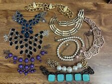 Bulky necklace lot 9 pieces picture