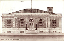1912 New Post Offices Newton Kansas Mail Antique Postcard picture