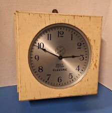 Rare Antique Poole Ithaca, New York Electro Magnetic Walk Clock As-Found picture