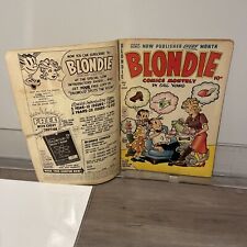 Blondie Comics Monthly No 19, June 1950, Golden Age DOUBLE COVER  chic Young picture