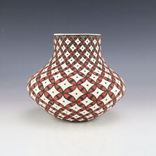 NATIVE AMERICAN ACOMA POTTERY VASE BY RUTH ESTEVAN picture