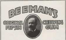Beeman's Chewing Gum Original Pepsin American Chicle Co 1917 Antique Print Ad picture