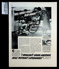 1937 Goodyear Life Guard Tires Kid Wheelchair Play Tubes Vintage Print Ad 32312 picture
