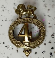King's Own Royal Regiment Of Foot 4th Victorian Glengarry Cap Badge  picture