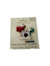 Hallmark Keepsake Winter Fun With SNOOPY 2007 Miniature Series #10 Ornament picture