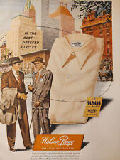 1947 Esquire Art Ads Nelson Paige Shirts Bakelite Vinylite Plastic Gifts picture