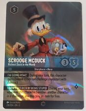 SCROOGE MCDUCK DISNEY LORCANA INTO THE INKLANDS ENCHANTED FOIL #218/204 picture