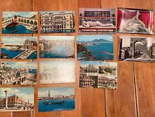 Lot Of 13 Vintage Italian Postcards Including Venice Milan Pompeii Napoli NOS picture