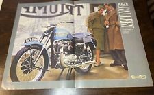Vintage Triumph Trophy 650 Motorcycle Poster Advertisement T110 picture