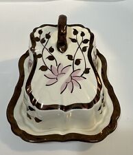 Vintage Sandland Ware Lancaster Staffordshire England Cheese Dish W/Normal Wear picture