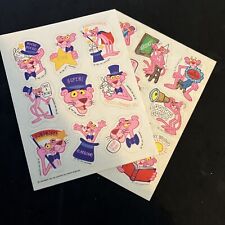 Vintage 80’s PINK PANTHER Sticker Sheets picture