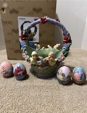 Jim Shore 2020 Easter Basket “Easter Cheer Found Here.”  picture