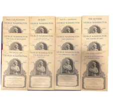 Titles of Paper Program of George Washington 1732-1932 12 Booklets Vintage picture