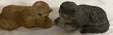 vintage pair of cats figurines picture