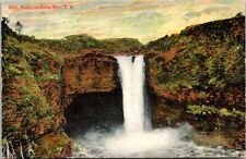 VINTAGE POSTCARD RAINBOW FALLS AT HILO TERRITORY OF HAWAII MAILED 1911 picture