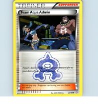 2015 Trainer Team Aqua Admin 25/34 Pokemon Card picture
