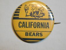 VINTAGE CAL BEARS NCAA PIN BUTTON PINBACK GOLD UC BERKELEY SPORTS FOOTBALL GOLF picture