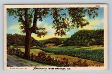 Harvard IL-Illinois, Scenic General Greetings, Antique, Vintage c1946 Postcard picture