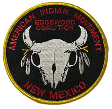 TRIBES PATCH AMERICAN INDIAN MOVEMENT EDGEWOOD COALITION (NC) NEW MEXICO picture