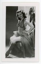 Nice Antique Woman Pinup: Unique Pretty Brunette Great Pose Photo - c 1948 picture