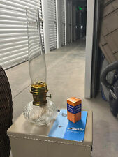 Vintage ALADDIN Nu-Type Model B Burner Antique Oil Mantle Lamp Clear Glass picture