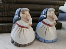 Vintage Ceramic  Kitchen WITCH Salt And Pepper Shakers   picture