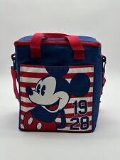 Disney Store Vintage Mickey Mouse Large Insulated Cooler Bag Beach Tote picture