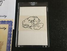 1960 Topps Popeye Tattoos B&W Paper Proof Topps Vault Tattoos Card Cloud Vintage picture