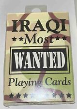Iraqi Most Wanted Playing Cards Bicycle Brand NEW SEALED Made in USA Hoyle 2003 picture
