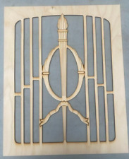 Reproduction Wood Grille for 1936 Zenith Model 12a58 Tube Console Radio picture