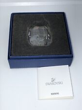 Very Unique And Rare Swarovski Diamond Shape Crystal With 2 Printed Horses picture