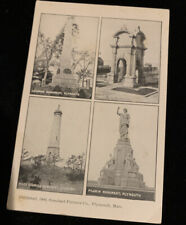 Plymouth , Mass. 1906 UDB Multi-View Monuments Postcard picture