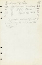 REVEREND FRANCIS JAMES MEADOWS COTTER - AUTOGRAPH NOTE SIGNED 03/19/1922 picture