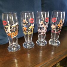 Set of 4  American Vintage Harley-Davidson Pilsner Beer Glasses picture