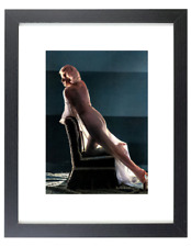 Hollywood Movie Star JEAN HARLOW in a Seductive Matted & Framed Picture Photo picture
