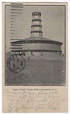 Cincinnatus NY Tower Foster Park 1907 Vintage Postcard Cortland County picture