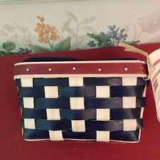 LONGABERGER 2014 RETIRED GLORY DAYS PATRIOTIC TEA BASKET/LINER BRAND NEW/TAGS picture
