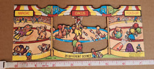 Vintage Magic Circus Fold-Up McDonald’s fun activity item 1986 picture
