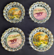 Antique Glass Coasters Covington, Virginia Souvenirs picture