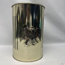 Vintage American Eagle Trash Can MCM Mid Century USA 11” picture