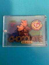 Ty Beanie Baby Trading Card Chocolate- Red - Series 1  7680/8840 picture