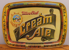 Vintage Utica Club Cream Ale West End Brewing Beer Rectangle Tray  picture
