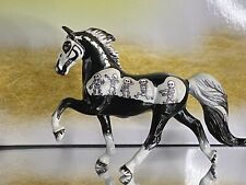 Custom Breyer Stablemate “Dancing Skeleton” Halloween Horse picture