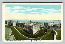 St Augustine FL, Fort Marion, Florida Vintage Postcard picture