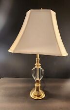 GENUINE Baccarat Fine Crystal Table Lamp - Signed Crystal - Mint picture