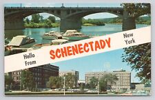 Postcard Hello From Schenectady New York 1965 picture