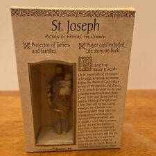VTG Saint Joseph and Child Baby Jesus Roman Inc Figurine Small Statue 3 1/2
